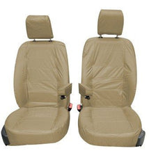 Load image into Gallery viewer, Land Rover Discovery 3 Front Pair INKA Tailored Waterproof Seat Covers Almond L319 MY05-09