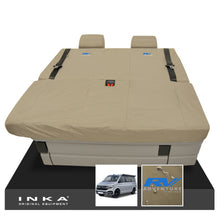 Load image into Gallery viewer, VW California Ocean/Coast/Beach/Surf Inka Fully Tailored Waterproof Seat Covers Sand Front & Rear With ISOFIX Fits T6.1 ,T6,T5.1 all model years fits with and without airbags - CALI-SERIES Embroidery