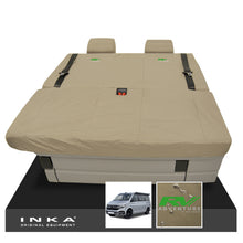 Load image into Gallery viewer, VW California Ocean/Coast/Beach/Surf Inka Fully Tailored Waterproof Seat Covers Sand Front & Rear With ISOFIX Fits T6.1 ,T6,T5.1 all model years fits with and without airbags - CALI-SERIES Embroidery