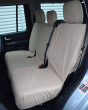 Load image into Gallery viewer, Range Rover Canvas 2nd Row 40/20/40 Split INKA Fully Tailored Waterproof Seat Covers SAND MY12-16