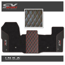 Load image into Gallery viewer, Ford Transit MK8/MK9 MY14 to Present Tailored Carpet Mat Black Fits All Derivatives Incl Jumbo - CV Sport Embroidery