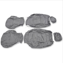 Load image into Gallery viewer, Jaguar F-PACE X761 Front & Rear Tailored Waterproof Seat Covers Grey MY16-20 With Logos