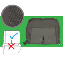 Load image into Gallery viewer, VW Transporter T6.1, T6 & T5.1 OEM genuine original Tassimo Anthracite front & rear seat covers replacements for seat re-trims repairs