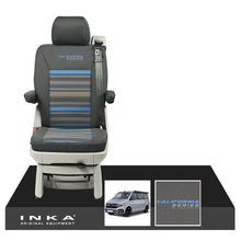 Load image into Gallery viewer, VW California T6.1, T6, T5.1, T5 Ocean, Coast, Beach, Surf, SE Tailored Lifestyle Seat Covers, Second Skin Takato Anthracite Fits Rear Single Swivel