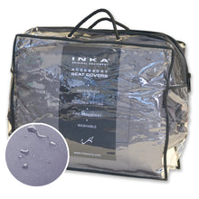 Load image into Gallery viewer, Range Rover Sport L494 2nd Generation Rear INKA Tailored Waterproof Seat Covers Grey With Load Through/Ski Hatch MY13-22