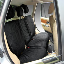 Load image into Gallery viewer, Range Rover Sport L494 2nd Generation Rear INKA Tailored Waterproof Seat Covers Black With Load Through/Ski Hatch MY13-22