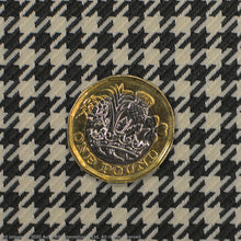 Load image into Gallery viewer, INKA Porsche Pepita Hounds tooth Fabric Furniture Seat Trimming Upholstery with 3MM Scrim Foam