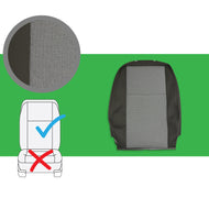 VW Transporter T6 & T5.1 OEM genuine original Austin Titanium Black Front & Rear Seat Covers replacements for seat re-trims repairs