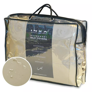 Jaguar F-PACE X761 Rear Triple INKA Tailored Waterproof Seat Cover Taupe MY16-20
