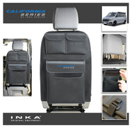 VW California T6.1,T6,T5 Inka Seatstor Seat Storage Three Pocket Organsier Tidy Black Leatherette With bespoke 