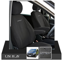 Load image into Gallery viewer, W447 Mercedes Benz Vito V-Class INKA Front 1+1 Tailored Waterproof Seat Covers Black MY-15-20 - Formula CV Embroidery
