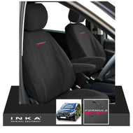 W447 Mercedes Benz Vito V-Class INKA Front 1+1 Tailored Waterproof Seat Covers Black MY-15-20 - Formula CV Embroidery