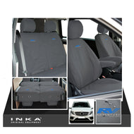 Mercedes Benz Marco Polo V-Class W447 INKA Full Set Front & Rear Tailored Waterproof Seat Covers Grey MY-2014 Onwards