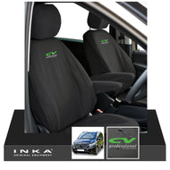 W447 Mercedes Benz Vito V-Class INKA Front 1+1 Tailored Waterproof Seat Covers Black MY-15-20 - CV Professional Embroidery