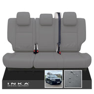 Range Rover SPORT L320 MK1 Rear Tailored Waterproof Seat Covers with Center Armrest Grey MY05-13