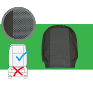 VW Transporter T6 & T5.1 OEM Genuine Original Simora Titanium Black front & rear seat covers replacements for seat re-trims repairs