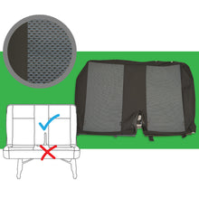 Load image into Gallery viewer, VW Transporter T6 &amp; T5.1 OEM Genuine Original Simora Titanium Black front &amp; rear seat covers replacements for seat re-trims repairs
