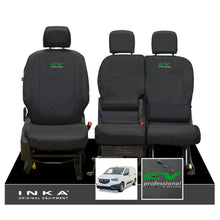 Load image into Gallery viewer, vauxhall-opel-combo-inka-front-1-2-set-tailored-waterproof-seat-covers-black-my-2018-onwards
