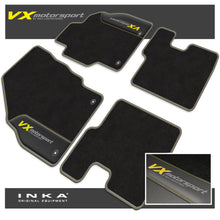 Load image into Gallery viewer, Vauxhall Corsa E Car Mats (Front &amp; Rear Set) with Premium Carpet &amp; OEM Leatherette, Fits MY-14-19
