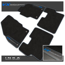 Load image into Gallery viewer, Vauxhall Corsa D Car Mats (Front &amp; Rear Set) with Premium Carpet &amp; OEM Leatherette, Fits MY07 to MY14
