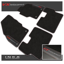 Load image into Gallery viewer, Vauxhall Corsa D Car Mats (Front &amp; Rear Set) with Premium Carpet &amp; OEM Leatherette, Fits MY07 to MY14
