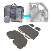 Load image into Gallery viewer, Mercedes Benz Vito V-Class W639 1st Row Double Seat Waterproof Seat Cover Grey - Without Centre Armrest &amp; Standard Headrest
