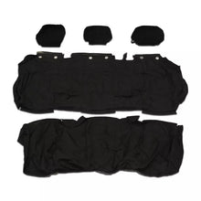 Load image into Gallery viewer, Vauxhall Vivaro X82 3rd Row Triple Tailored Waterproof Seat Cover Black MY14-18
