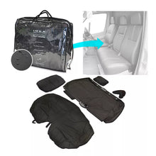 Load image into Gallery viewer, Mercedes Benz Sprinter Front Double Passenger INKA Waterproof Seat Covers Black MY 06-16
