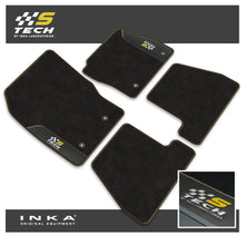 Load image into Gallery viewer, Ford Focus MK3 Car Mats (Front &amp; Rear Set) S Tech with Premium Carpet &amp; OEM Leatherette, Fits MY15 to MY18
