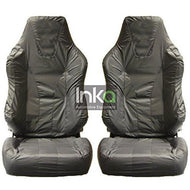 Recaro Sportster Front Pair Fully Tailored Waterproof Seat Covers For Seats With Thigh Support Pull Out Grey MY2001>