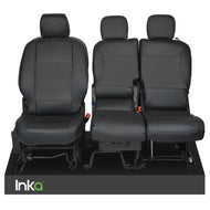 Citroen Berlingo MK3 Front Tailored Seat Covers Black OEM Vinyl Leatherette MY2018 to present