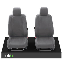 Load image into Gallery viewer, Nissan Qashqai Front Pair Fully Tailored Waterproof Seat Covers MY13-20 Black &amp; Grey
