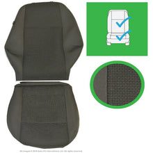 Load image into Gallery viewer, VW Amarok MK1 OEM Genuine Original Trendline Anthracite Front Seat Covers replacements for seat re-trims repairs
