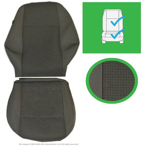 VW Amarok MK1 OEM Genuine Original Trendline Anthracite Front Seat Covers replacements for seat re-trims repairs