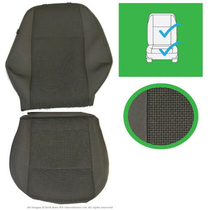 VW Amarok MK1 OEM Genuine Original Trendline Anthracite Front Seat Covers replacements for seat re-trims repairs